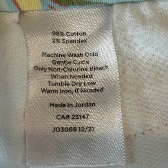 Talbots Perfect Colorful Floral Print Chino Shorts Size 2 - Picture 5 of 11